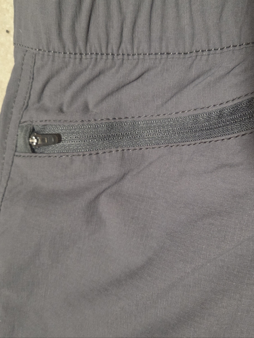 LL Bean Pathfinder Belted Ripstop Hiking Pants Men's Gray Cargo Size XL 32x29 - Picture 7 of 9